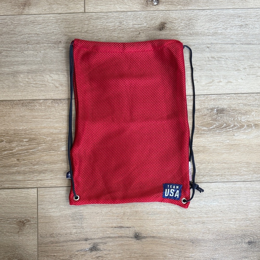 Red Drawstring Bag